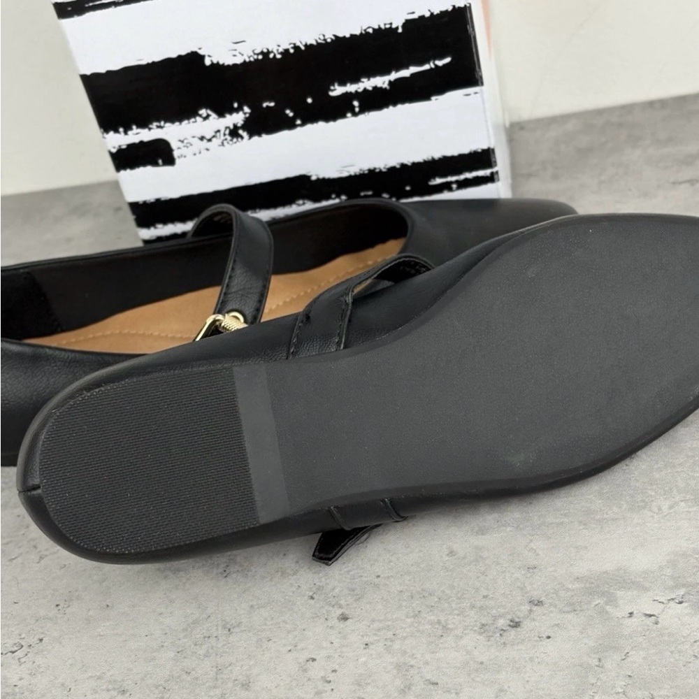 DOLCE VITA Women's Mauryce Buckle Flat Shoes - Black - Size 8 New In Box - Picture 4 of 5
